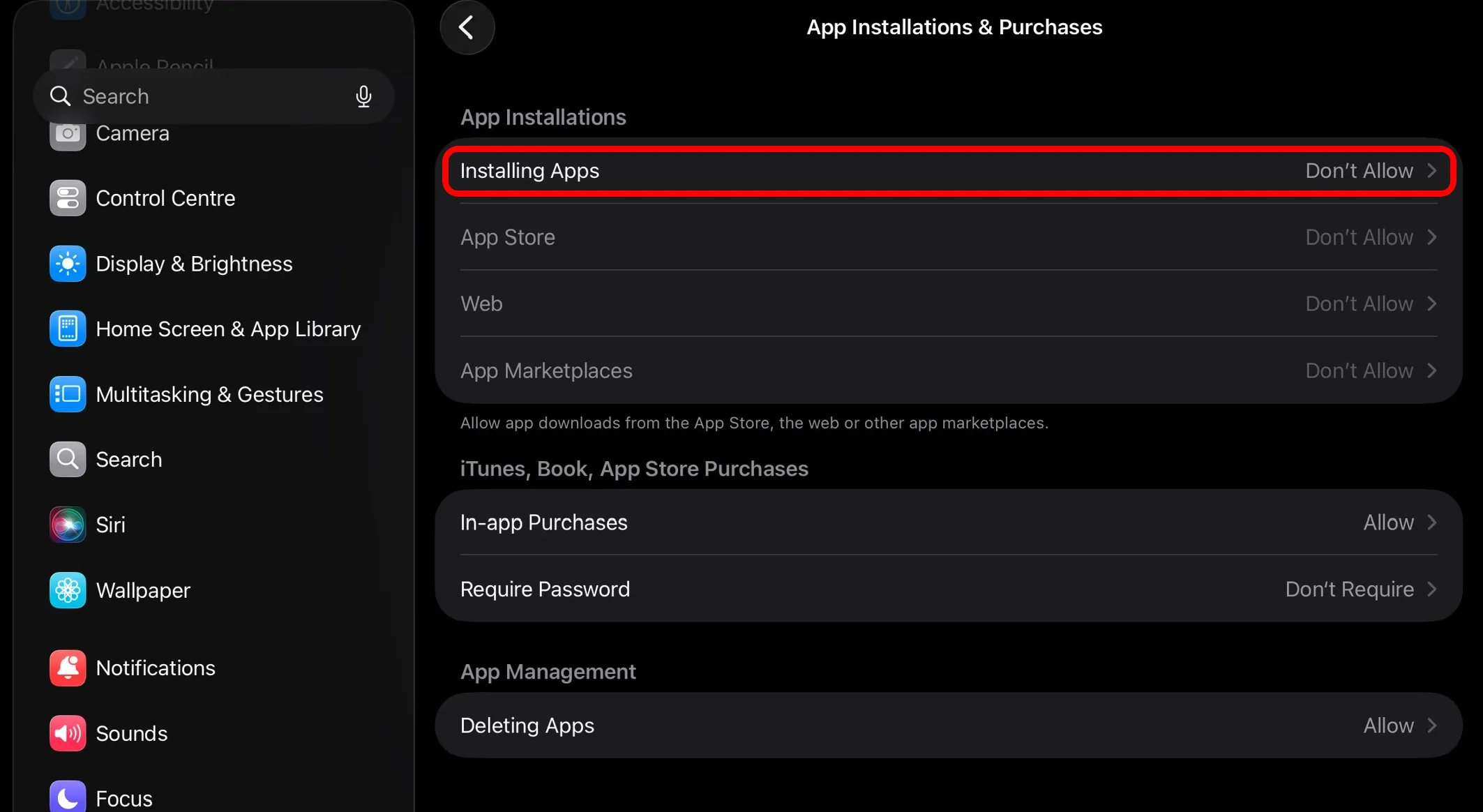 App Installations and Purchases