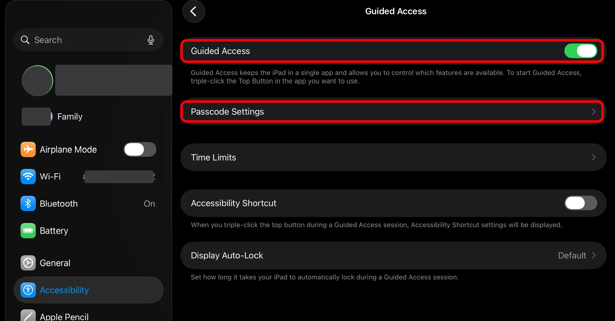 Guided Access